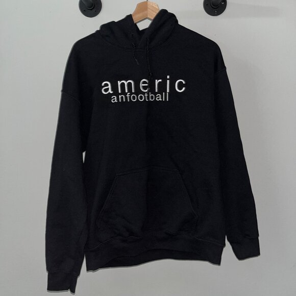 American Vintage Other - Black American Football Band ALT Indie Band Drawstring Hoodie